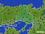 2022年03月09日の兵庫県のアメダス(日照時間)