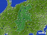2022年03月09日の長野県のアメダス(風向・風速)