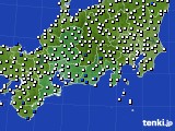 東海地方のアメダス実況(風向・風速)(2022年03月10日)