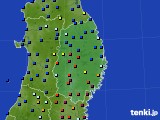 岩手県のアメダス実況(日照時間)(2022年03月11日)