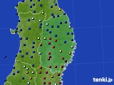 2022年03月11日の岩手県のアメダス(日照時間)