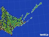 道東のアメダス実況(日照時間)(2022年03月12日)