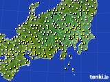 2022年03月12日の関東・甲信地方のアメダス(気温)