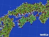 2022年03月14日の四国地方のアメダス(日照時間)