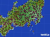 関東・甲信地方のアメダス実況(日照時間)(2022年03月15日)