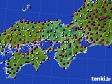近畿地方のアメダス実況(日照時間)(2022年03月21日)