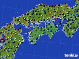 2022年03月22日の四国地方のアメダス(日照時間)