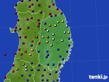 岩手県のアメダス実況(日照時間)(2022年03月22日)