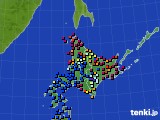 2022年03月23日の北海道地方のアメダス(日照時間)