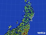 東北地方のアメダス実況(日照時間)(2022年03月23日)