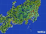 関東・甲信地方のアメダス実況(日照時間)(2022年03月23日)
