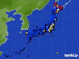 アメダス実況(日照時間)(2022年03月23日)