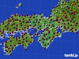 近畿地方のアメダス実況(日照時間)(2022年03月24日)