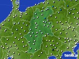 長野県のアメダス実況(気温)(2022年03月24日)