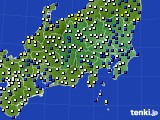 関東・甲信地方のアメダス実況(風向・風速)(2022年03月26日)