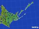 道東のアメダス実況(積雪深)(2022年03月27日)