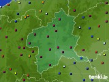 群馬県のアメダス実況(日照時間)(2022年03月27日)