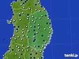 2022年03月27日の岩手県のアメダス(風向・風速)