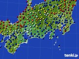 2022年03月28日の東海地方のアメダス(日照時間)