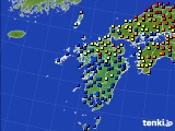 2022年03月28日の九州地方のアメダス(日照時間)