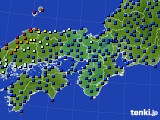 2022年03月29日の近畿地方のアメダス(日照時間)