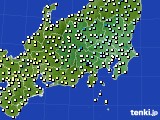 2022年03月29日の関東・甲信地方のアメダス(気温)