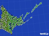2022年03月30日の道東のアメダス(風向・風速)