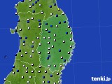 2022年03月30日の岩手県のアメダス(風向・風速)