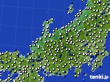 2022年03月31日の北陸地方のアメダス(風向・風速)