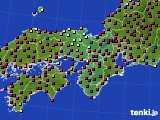 2022年04月01日の近畿地方のアメダス(日照時間)