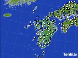 2022年04月01日の九州地方のアメダス(風向・風速)