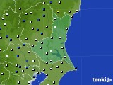 茨城県のアメダス実況(風向・風速)(2022年04月01日)