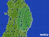 2022年04月01日の岩手県のアメダス(風向・風速)