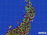 東北地方のアメダス実況(日照時間)(2022年04月02日)