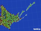 道東のアメダス実況(日照時間)(2022年04月02日)