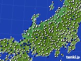 2022年04月04日の北陸地方のアメダス(風向・風速)