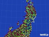東北地方のアメダス実況(日照時間)(2022年04月05日)