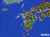 2022年04月05日の九州地方のアメダス(日照時間)