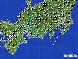 2022年04月05日の東海地方のアメダス(風向・風速)