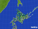 北海道地方のアメダス実況(気温)(2022年04月06日)