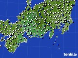 2022年04月06日の東海地方のアメダス(風向・風速)