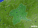 2022年04月06日の群馬県のアメダス(風向・風速)