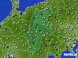 長野県のアメダス実況(風向・風速)(2022年04月06日)