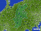 2022年04月06日の長野県のアメダス(風向・風速)