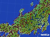 北陸地方のアメダス実況(日照時間)(2022年04月07日)