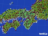 近畿地方のアメダス実況(日照時間)(2022年04月07日)