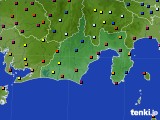 静岡県のアメダス実況(日照時間)(2022年04月07日)