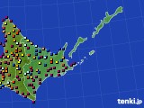 道東のアメダス実況(日照時間)(2022年04月07日)