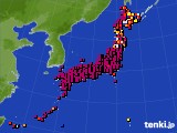 2022年04月08日のアメダス(日照時間)