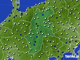 2022年04月09日の長野県のアメダス(風向・風速)